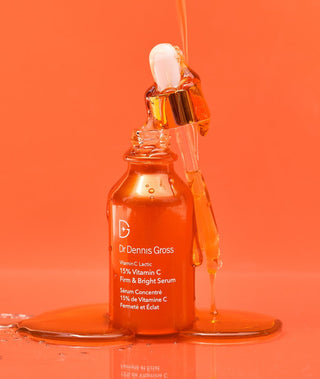 Dr. Dennis Gross Vitamin C Lactic 15% Firm & Bright Serum – Lysnende serum som reduserer aldringstegn.