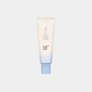 Beauty Of Joseon Relief Sun Aqua-Fresh Rice + B5 lett ansiktssolfaktor med risfrøvann og vitamin B5, høy beskyttelse og uten whitecast.