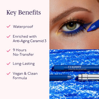 Key benefits, eyeliner med høypigmentert farge og lang holdbarhet.