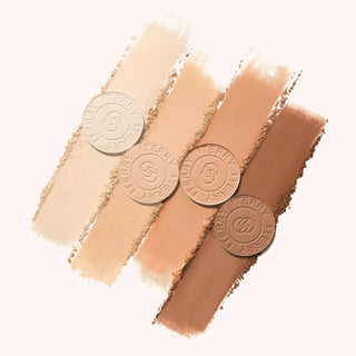 Nærbilde av By Terry Hyaluronic Hydra-Powder Palette som viser de fire nyansene og teksturen.