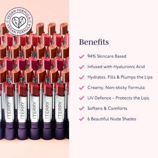 Kremet leppebalm med glossy finish
