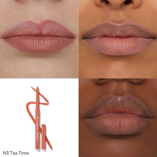 Definerende lip liner i fargen Tea Time, perfekt for en varm, nøytral finish på ulike hudtoner.