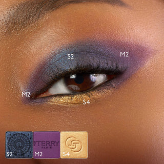 By Terry VIP Expert Palette N6 Opulent Star øyenskygge look laget med S2, M2 og S4. 