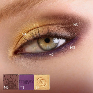 By Terry VIP Expert Palette N6 Opulent Star øyenskygge look laget med M3, M2 og S4. 