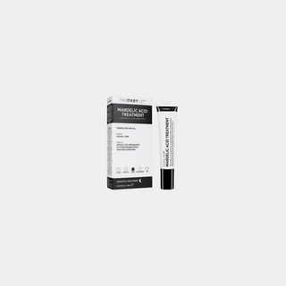 Mandelic Acid Treatment fra The Inkey List, en skånsom eksfoliering som reduserer hyperpigmentering og gir fuktighet til huden med 10% mandelsyre.