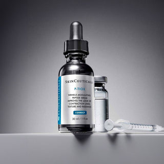 P-TIOX serum fra SkinCeuticals – målrettet behandling for rynker under øynene, smilelinjer, panne og glatt tekstur.