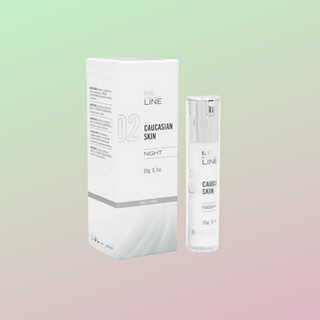 MeLine Caucasian Skin Night – Kraftfull nattserum som reduserer pigmentering og forbedrer hudens tekstur.
