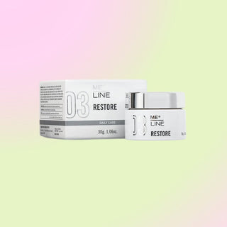 MeLine Restore – Fuktighetskrem som reparerer og beroliger sensitiv hud.