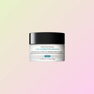 SkinCeuticals A.G.E. Interrupter Advanced – avansert anti-age krem for rynker, tap av fasthet og glykering.