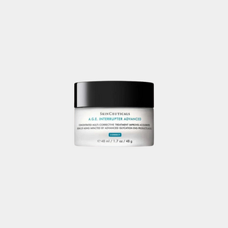 SkinCeuticals A.G.E. Interrupter Advanced – avansert anti-age krem for rynker, tap av fasthet og glykering.