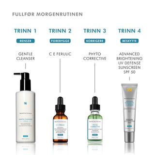 SkinCeuticals Gentle Cleanser_bildet viser morgen hudpleierutine.