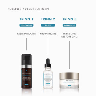 SkinCeuticals Hydrating B5 Gel som en del av din kvelds hudpleierutine. 