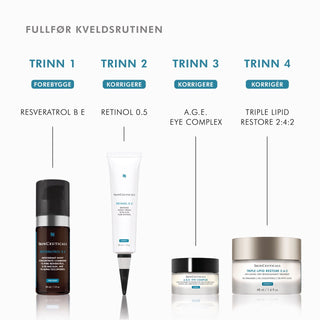 Hvordan anvende SkinCeuticals Triple Lipid Restore 2:4:2 i din morgen hudpleierutine.