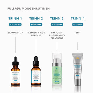 Morgenrutine med hudpleieprodukter fra SkinCeuticals