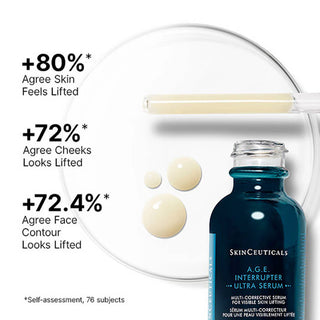 SkinCeuticals A.G.E. Interrupter Ultra Serum – dobbelt-patentert serum for synlig løft og oppstramming.