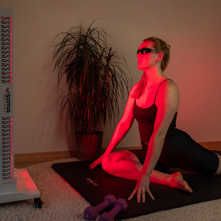 Soma Adapt Ultra, 432 LED lys, APP, red light therapy panel for hele kroppen, Smart Modes, 8 bølgelenger, full fleksibilitet