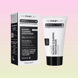 The INKEY List Blemish Clearing Moisturizer 2% NovoRetin™ i 50 ml tube.
