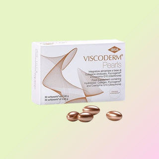 VISCODERM Pearls – Kollagentilskudd som forbedrer hudens elastisitet og reduserer aldringstegn.