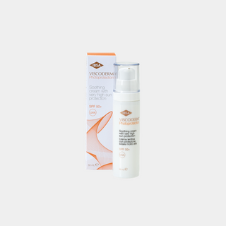 VISCODERM Photoprotection SPF 50+ – Beskytt huden mot UVA/UVB-stråler og forebygg tidlig aldring.